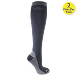 Woof Wear Competition Riding Socks #colour_charcoal