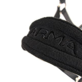 Shires ARMA Comfy Fleece Headcollar & Rope #colour_black
