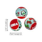 Kong Holiday Squeakair Balls Pack de 6