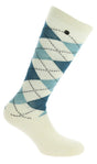 Equitheme Argyle Socks #colour_blue-beige