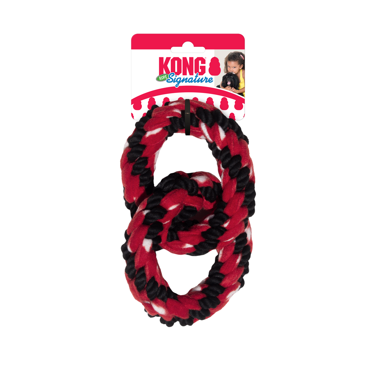 Tug de doble anillo de doble cuerda de Kong Signature
