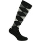 Equitheme Argyle Socks #colour_black-ecru