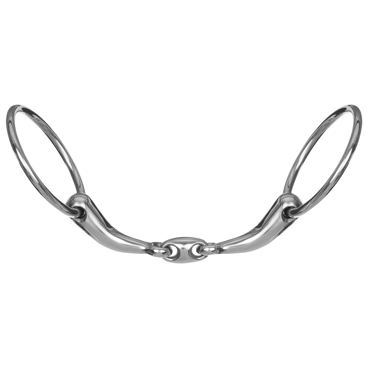 Mackey Anatomic Double Jointed Solid Snaffle Bit