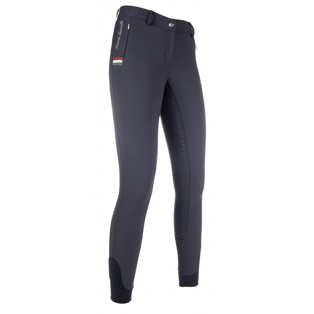 HKM Damas Montar pantalones -lg Asiento completo de Basic Italy -Silicone