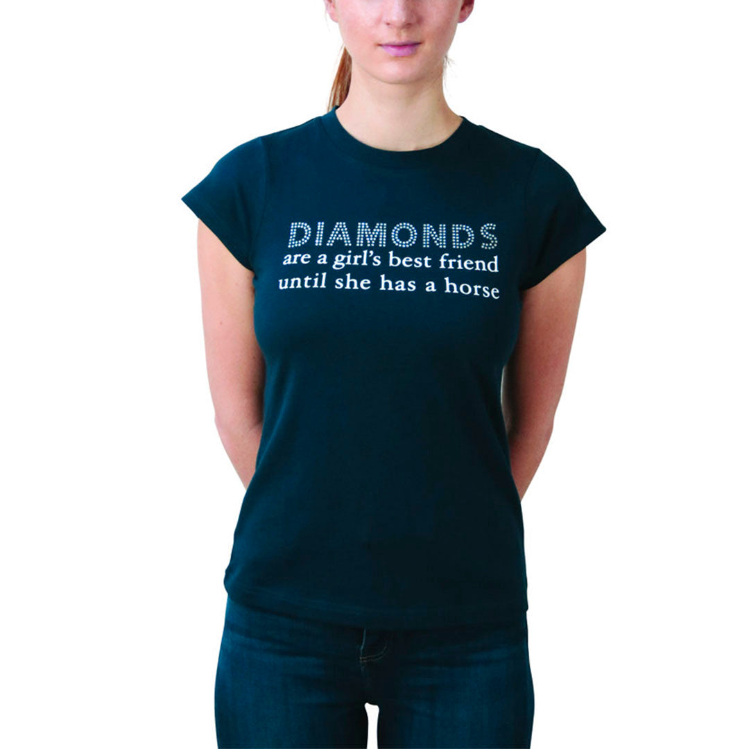 Camiseta infantil de Hy Ecuestian Diamonds