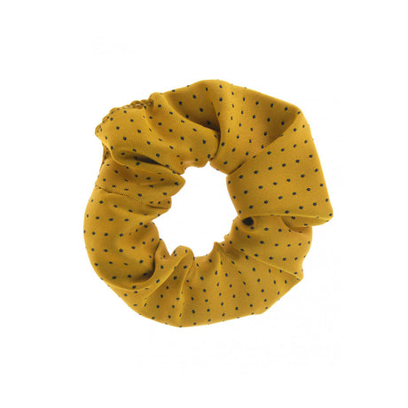 ShowQuest Pin Spot Scrunchie #colour_sunshine-navy