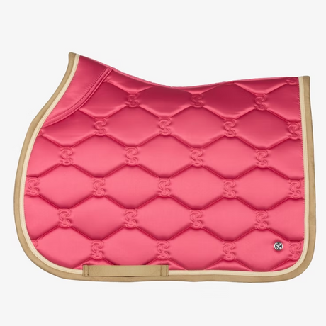 PS of Sweden Berry Pink Essential Saddle Pad Jump #colour_berry-pink