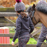 Shires Aubrion Latimer Girls Hoodie #colour_charcoal