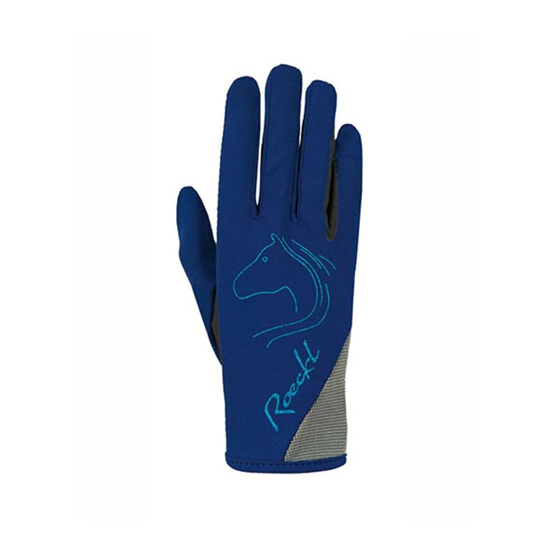 Roeckl Teenies Tryon Gloves #colour_navy-blue