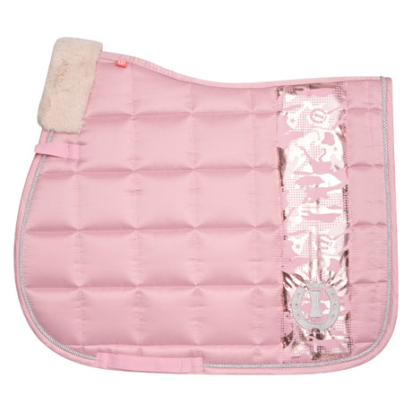 Imperial Riding Ambient Hide And Ride GP Fur Saddle Pad #colour_classy-pink